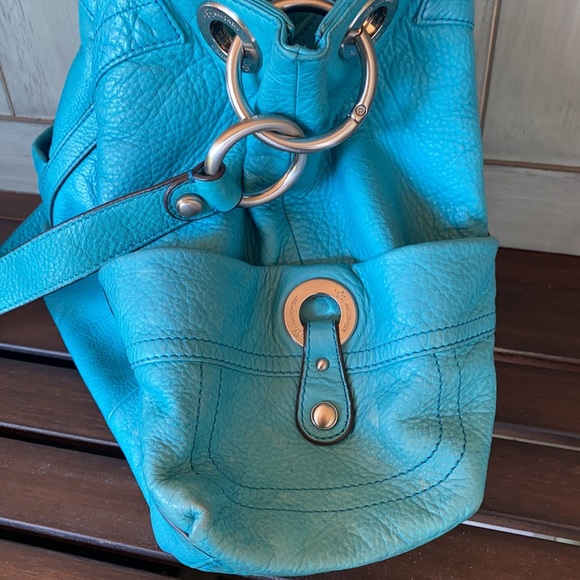 B. Makowsky Leather Shoulder Bag - Picture 5 of 12